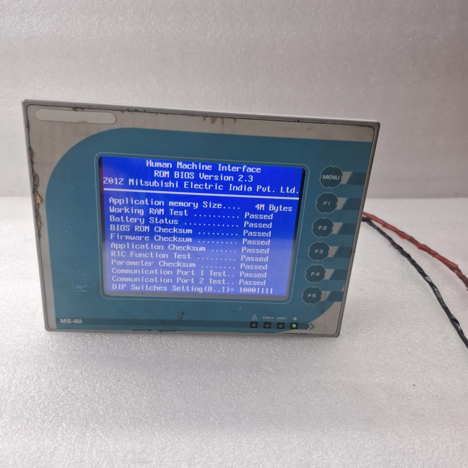 MITSUBISHI BY BEIJER MS-60T-PE TOUCH SMART HMI 24VDC FAST SHIP